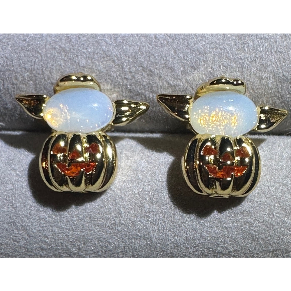 Gold Star Wars Earrings Grogu Halloween Stud Earrings
